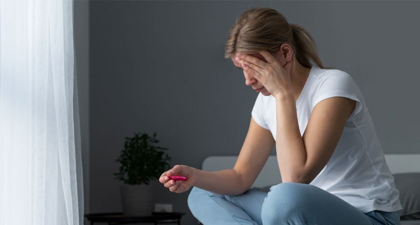 Woman Suffering from infertility