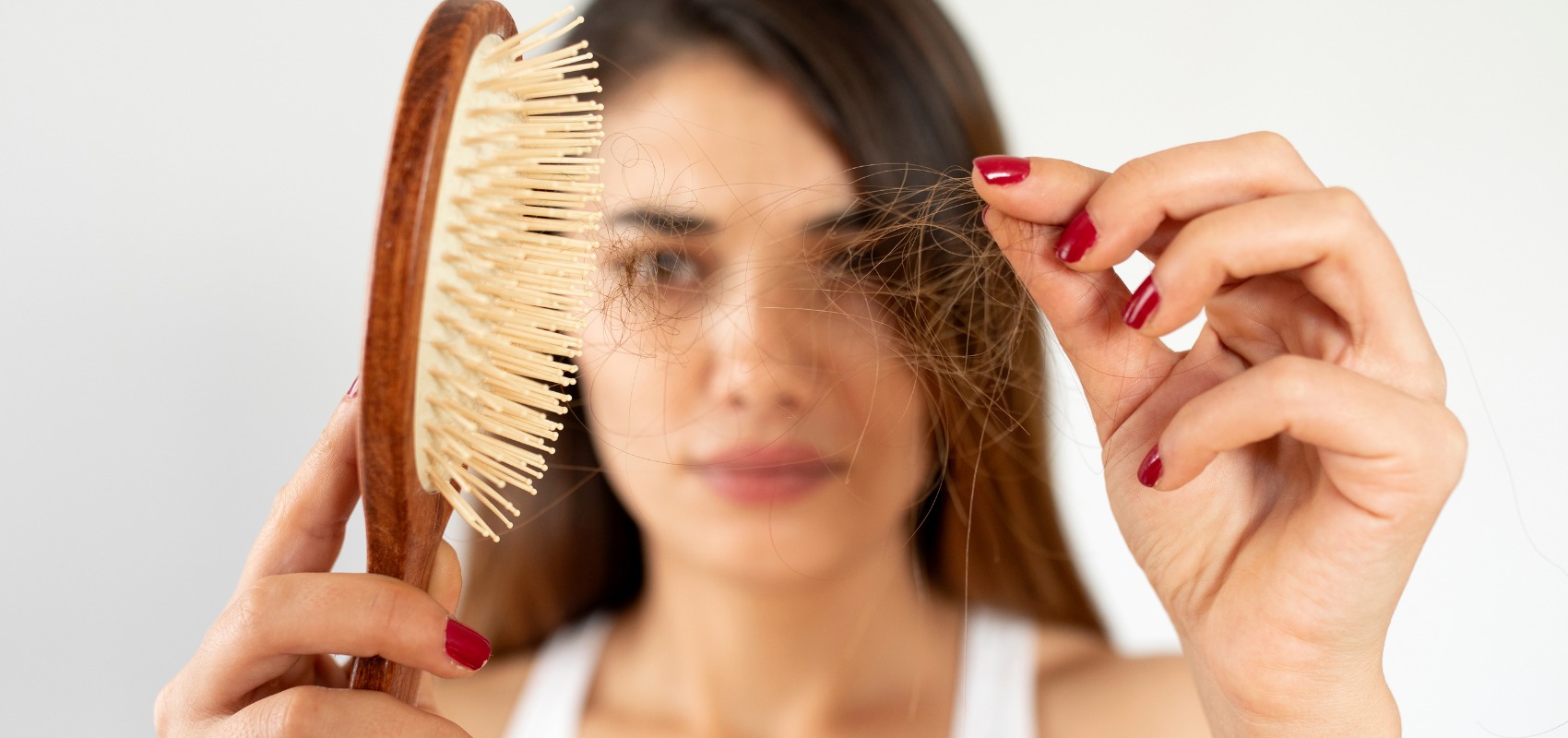 large clump of shed hair