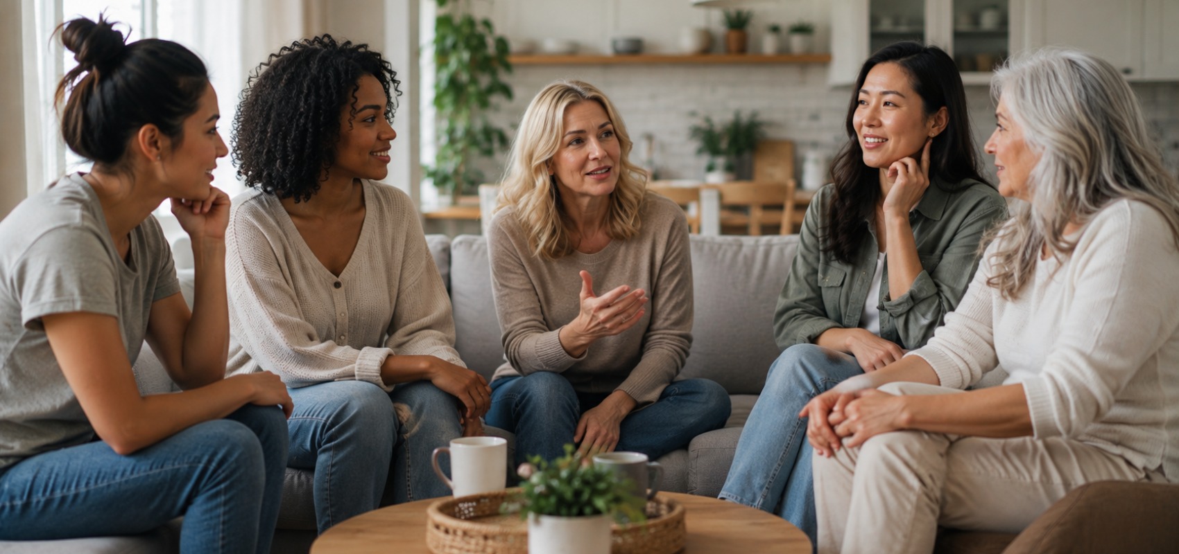 group of adult women