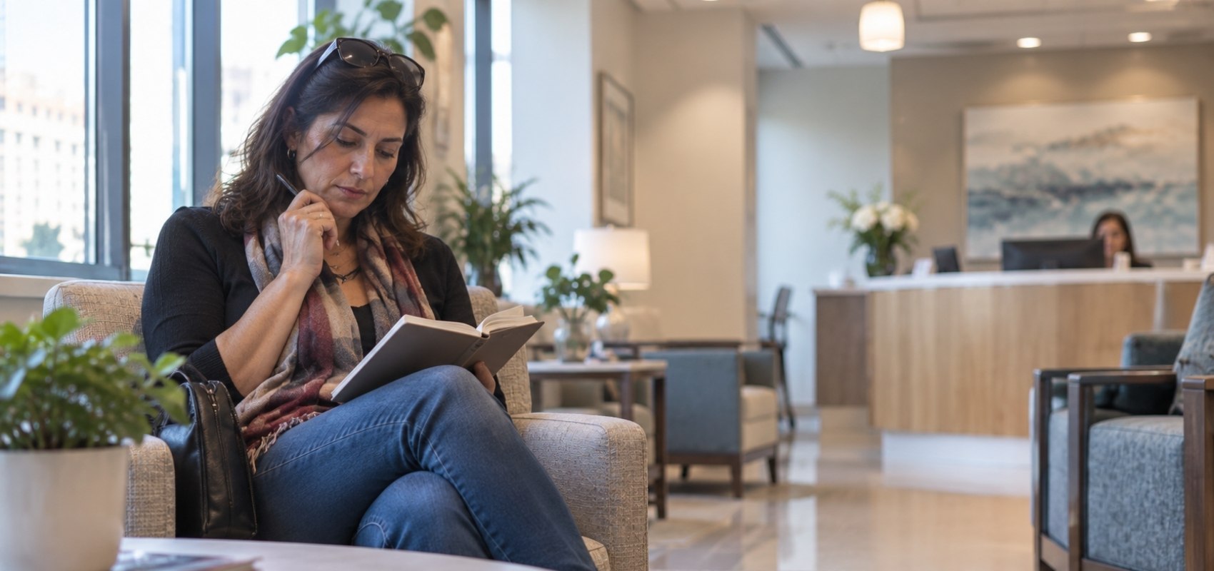inside a bright menopause specialist clinic